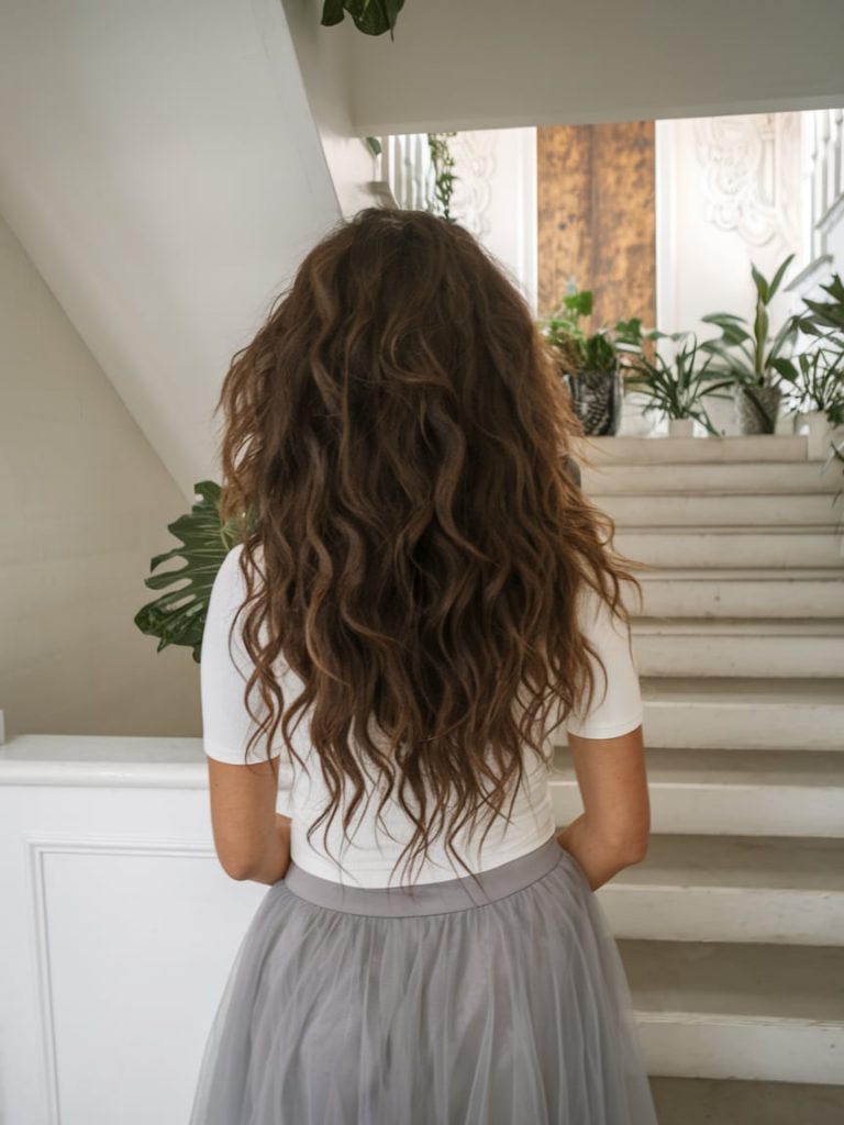 Earthy Brunette Waves