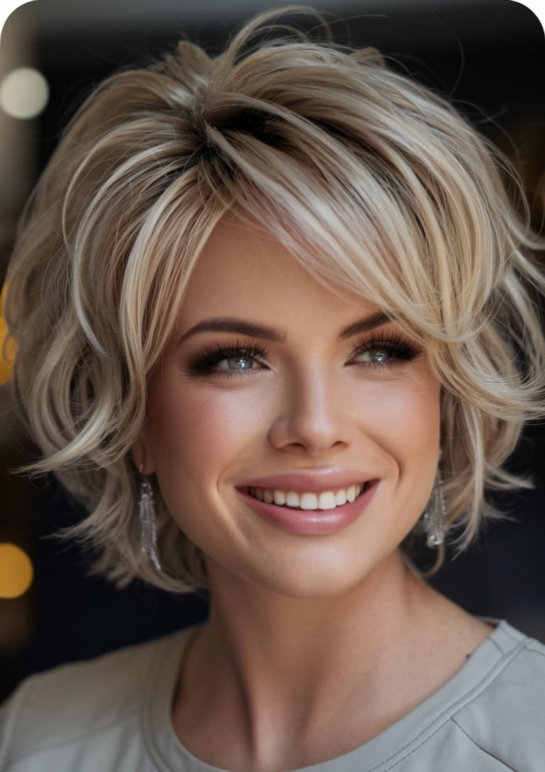 Layered Lob with Feathered Ends