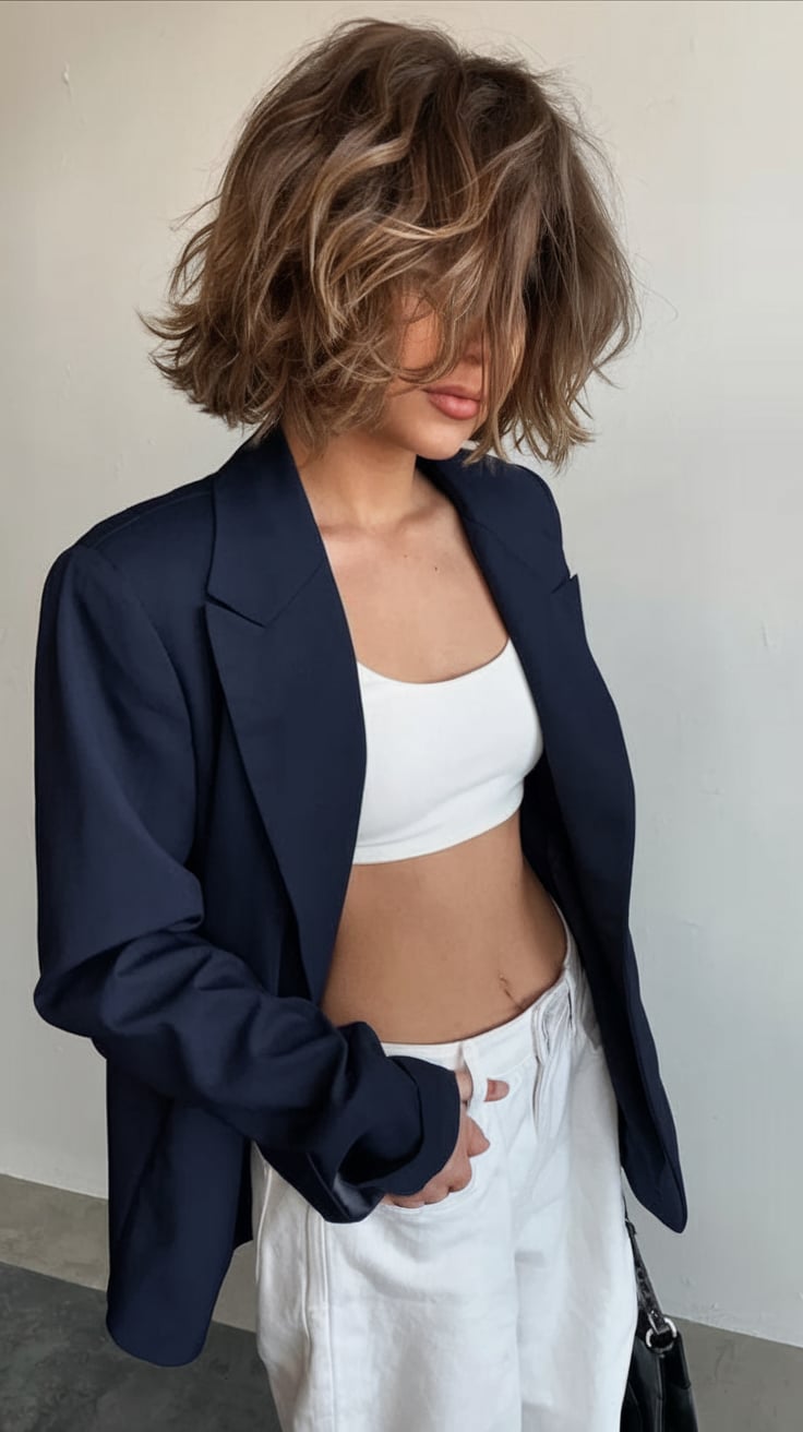 Effortless Tousled Bob
