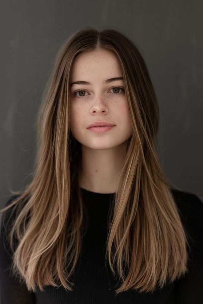 Subtle Brunette Balayage