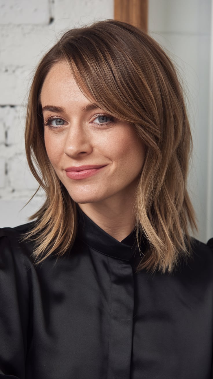 Polished Brunette Lob