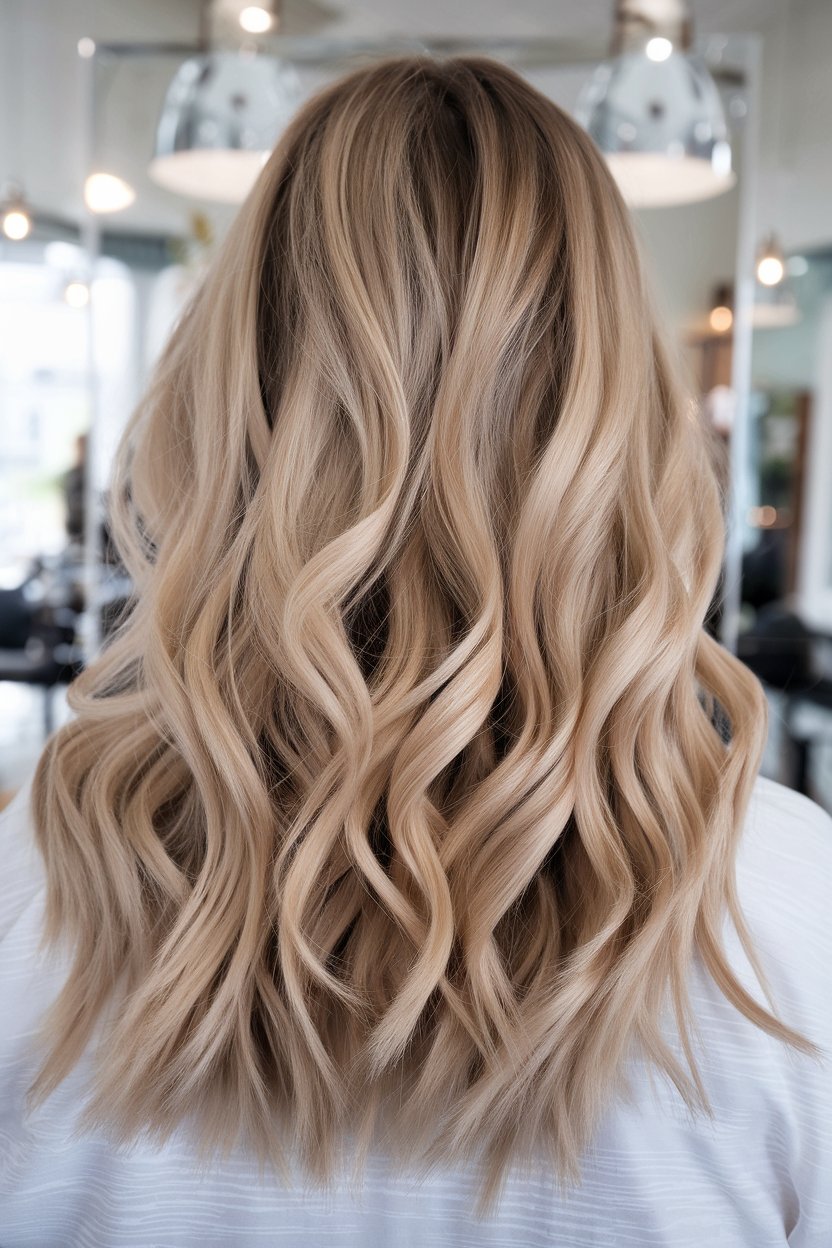 Soft Beige Waves