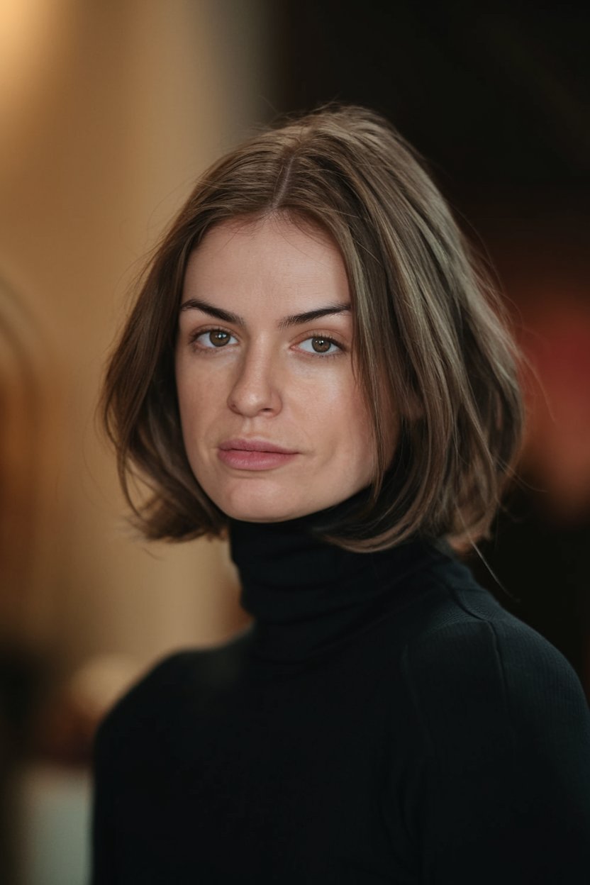 Classic Blunt Bob with a Twist