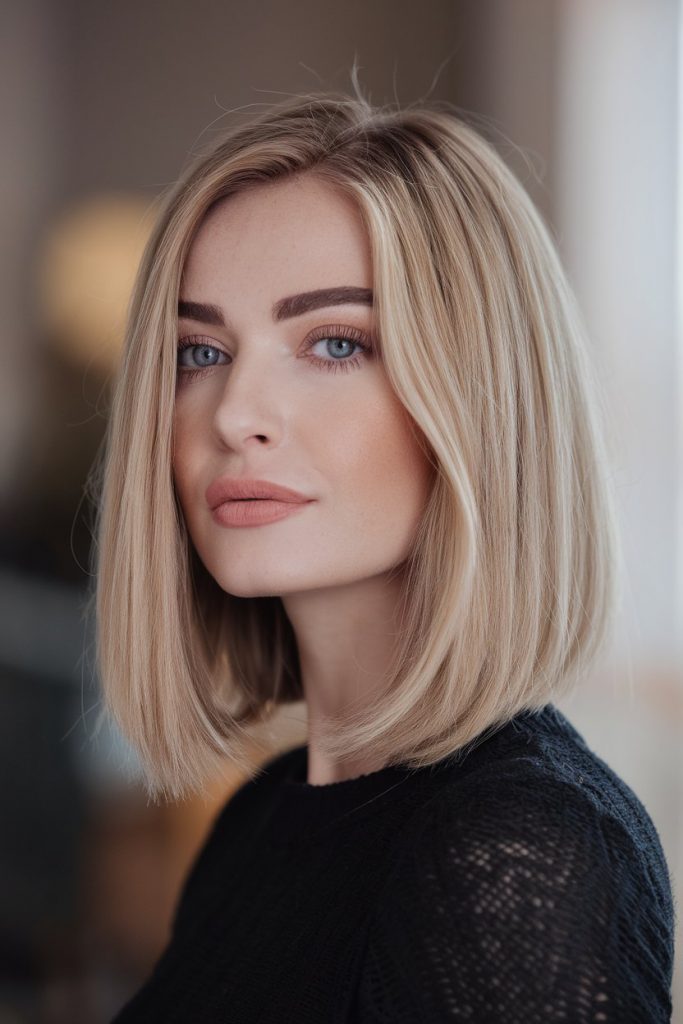 Classic Straight Bob with a Soft Finish