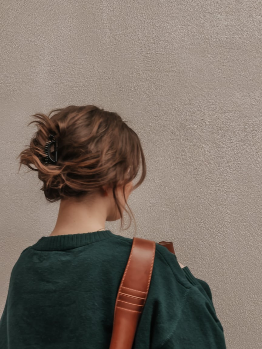 Tousled Messy Bun