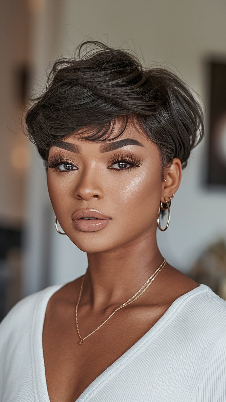Classic Boyish Pixie with Soft Waves