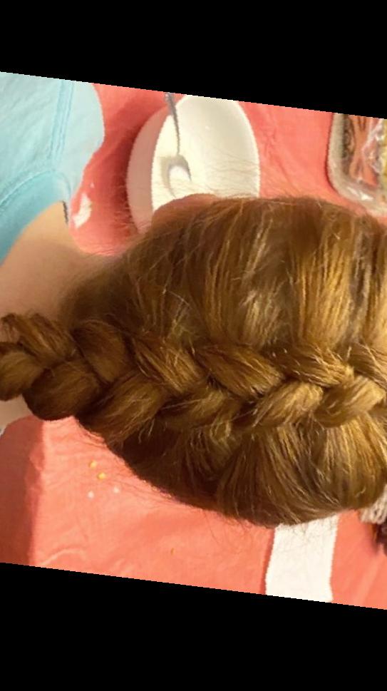 38. Shaggy French Braid