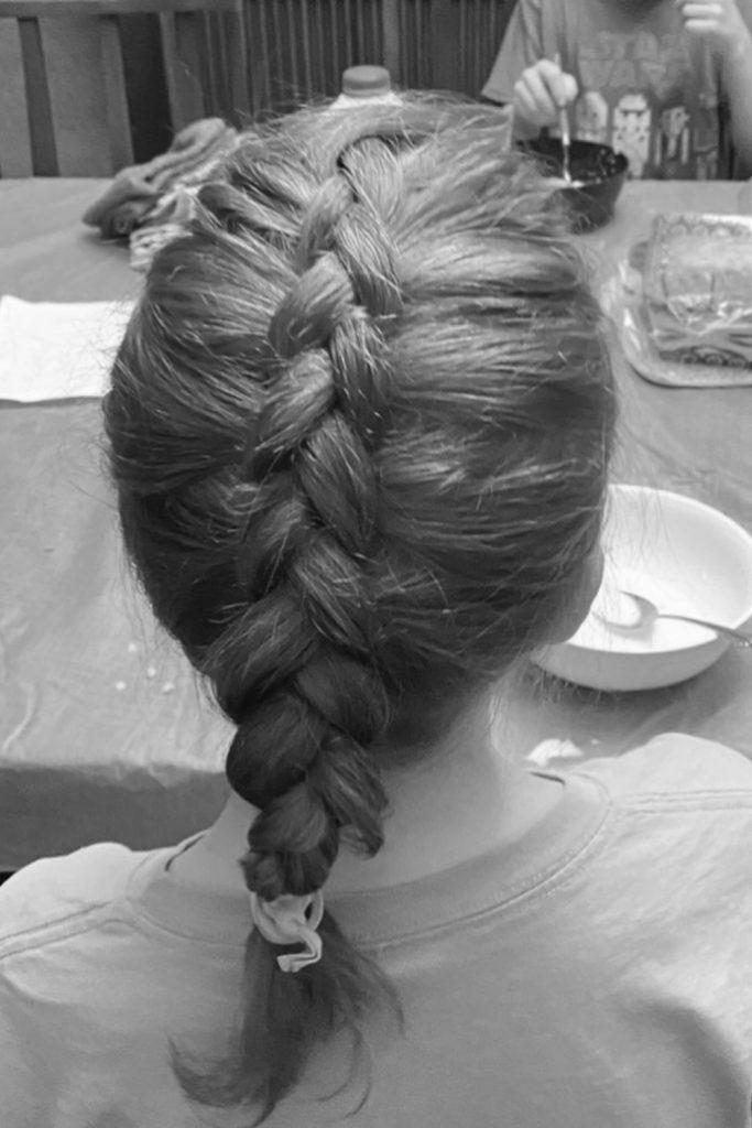 38. Shaggy French Braid
