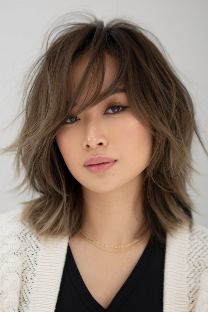 Brunette Bob with Cool Undertones