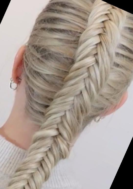 39. Shaggy Fishtail Braid