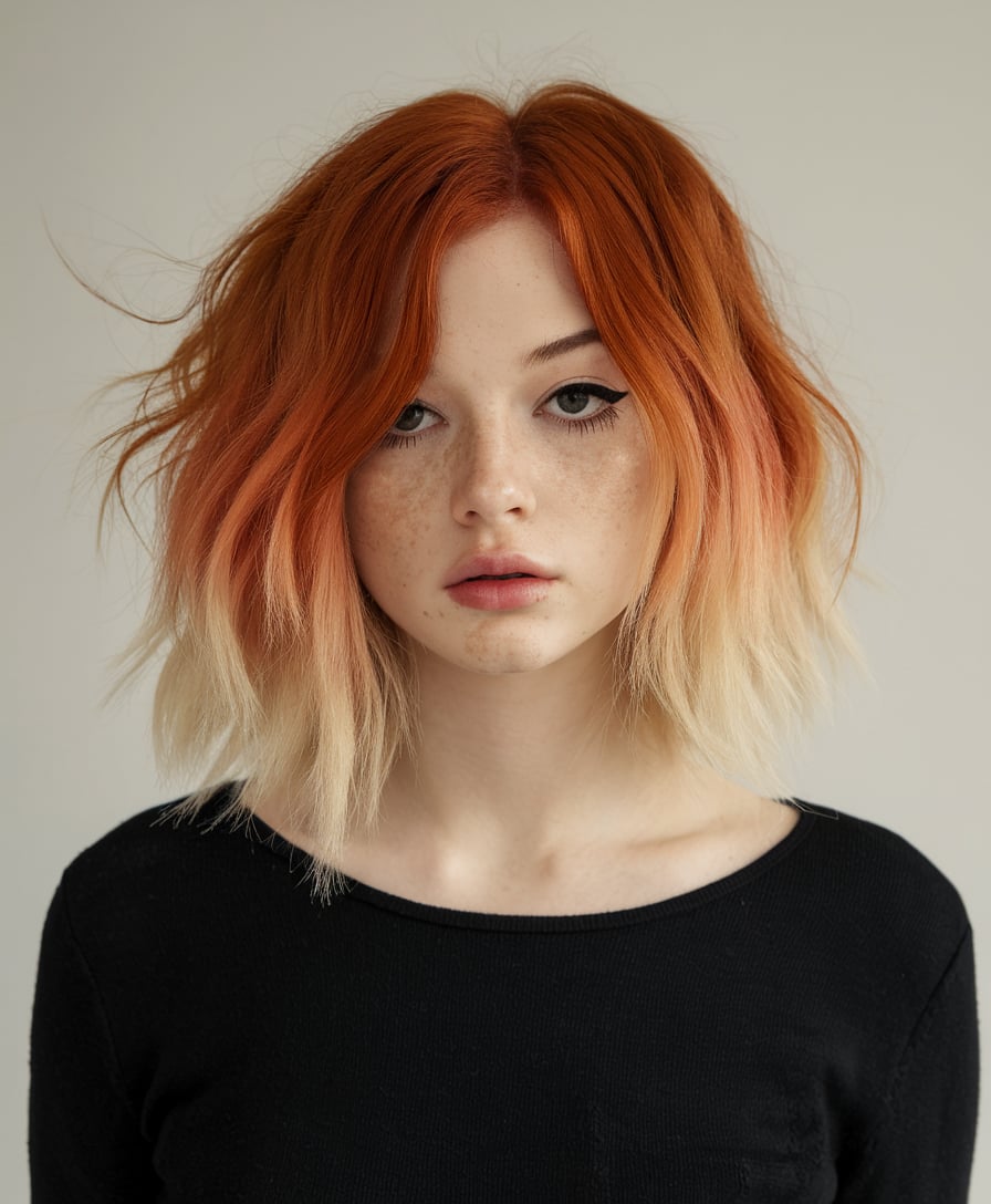 Fiery Ombre Bob