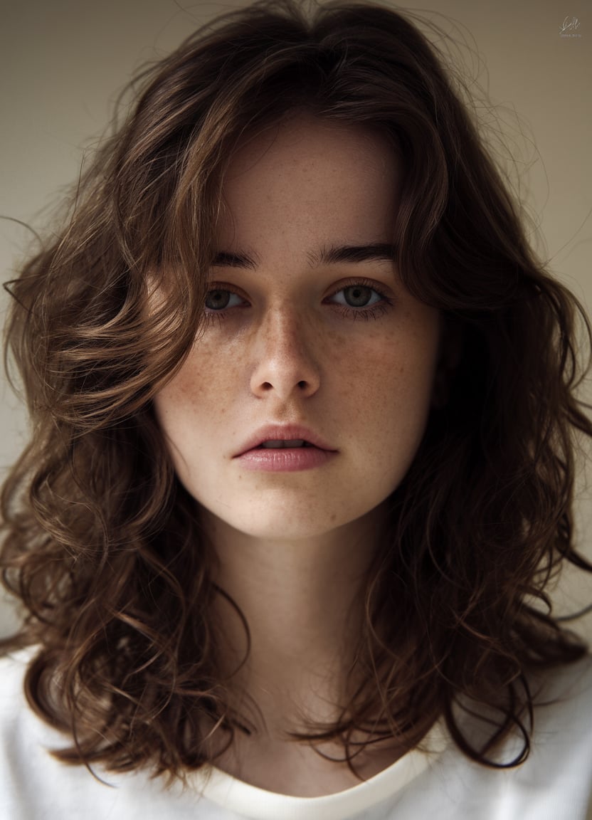 Romantic Curls with a Natural Finish