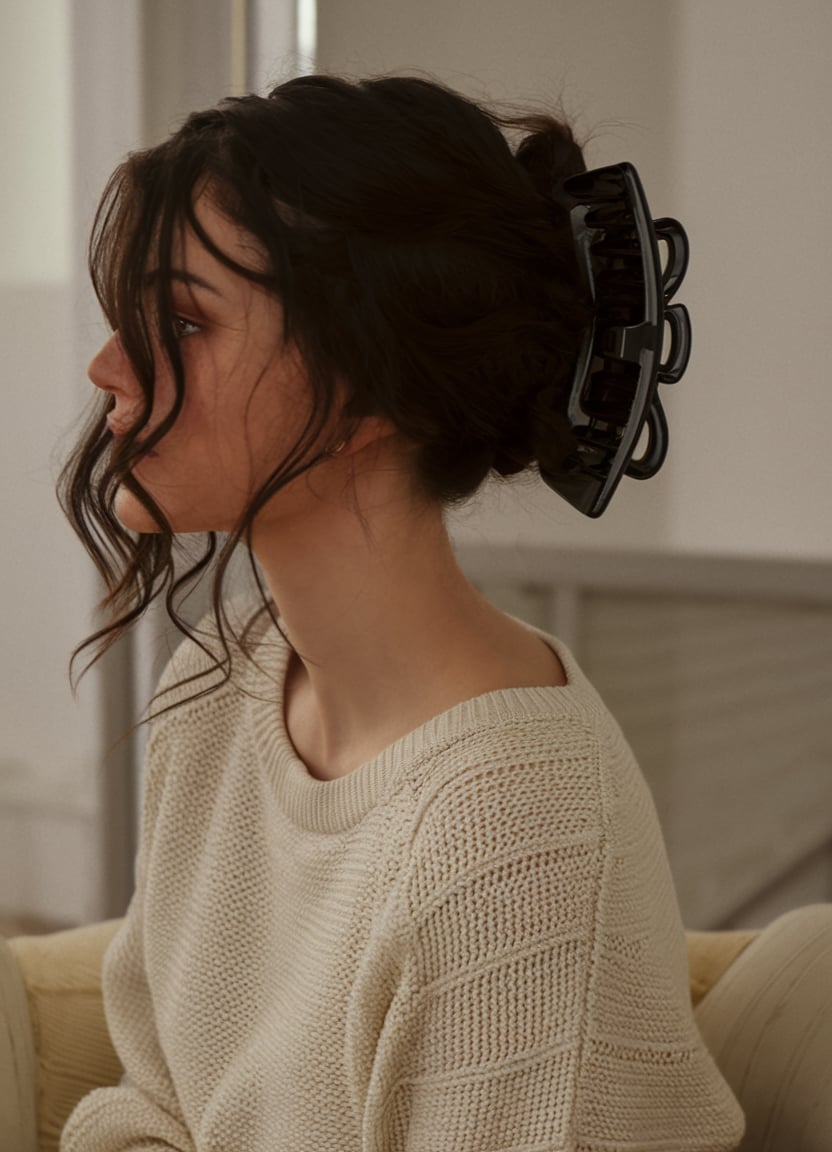 Soft Face-Framing Updo