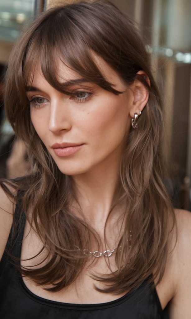 Long Luxe Layers with Hazelnut Balayage