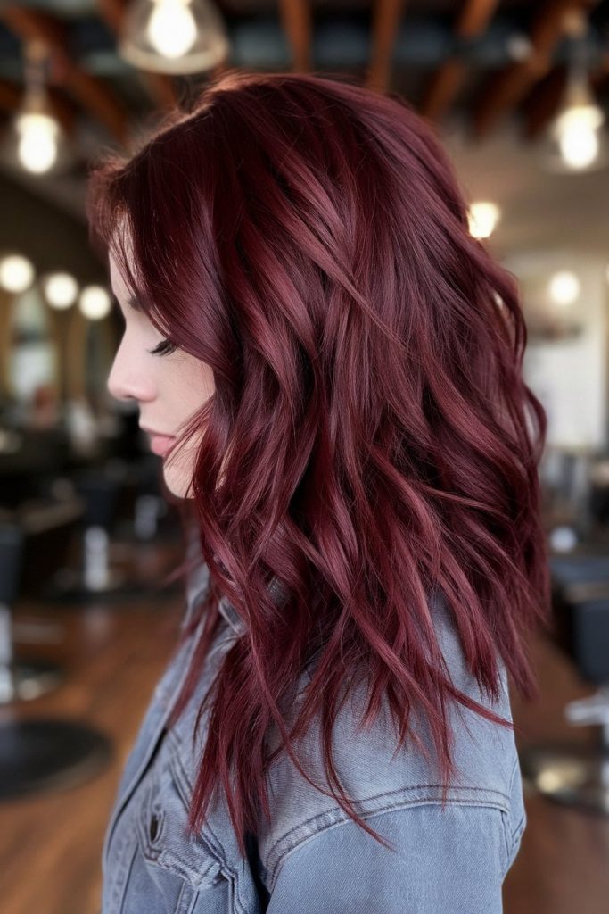Deep Burgundy Elegance