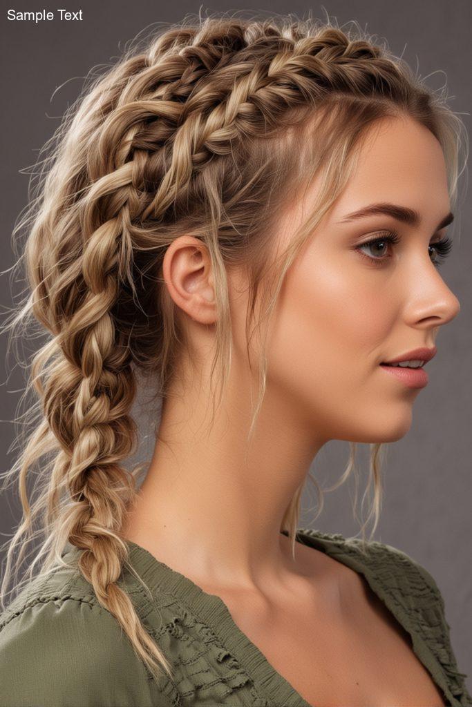 40. Shaggy Top Braid