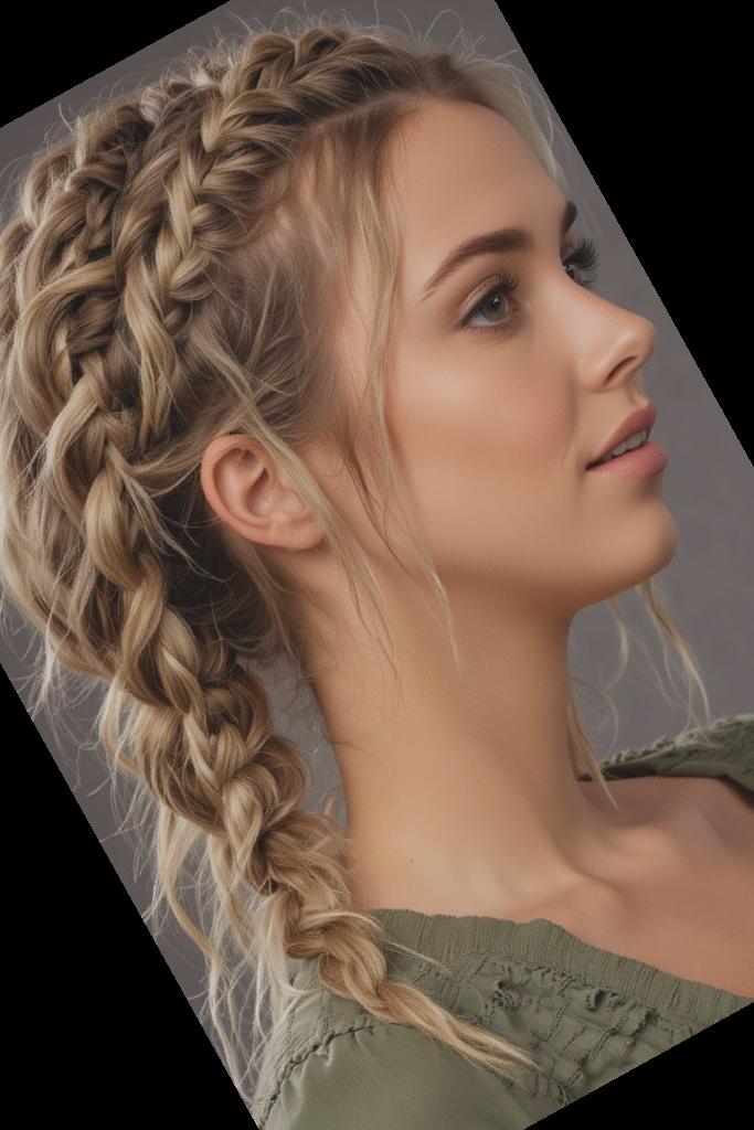 40. Shaggy Top Braid