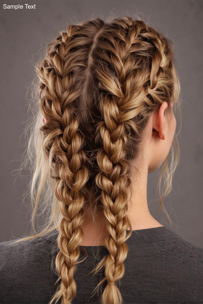 42. Shaggy French Braid