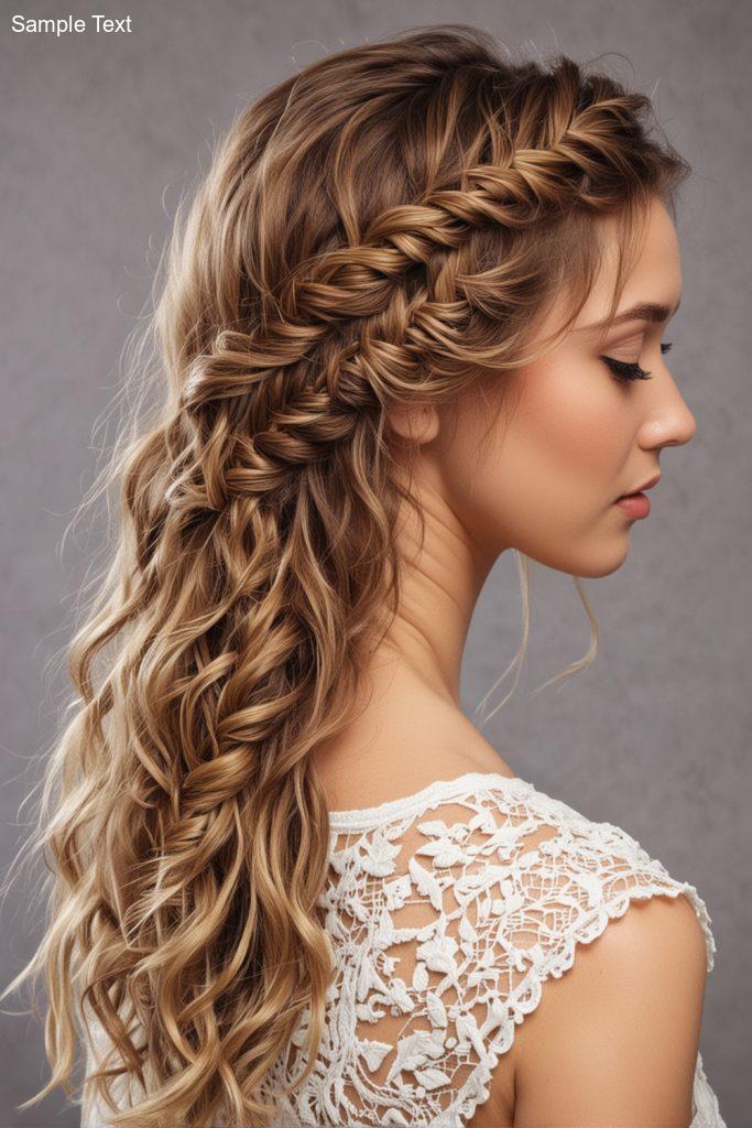 43. Shaggy Fishtail Braid