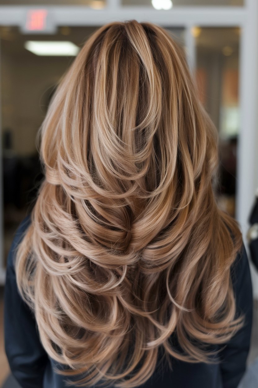 Dramatic Caramel Swirls