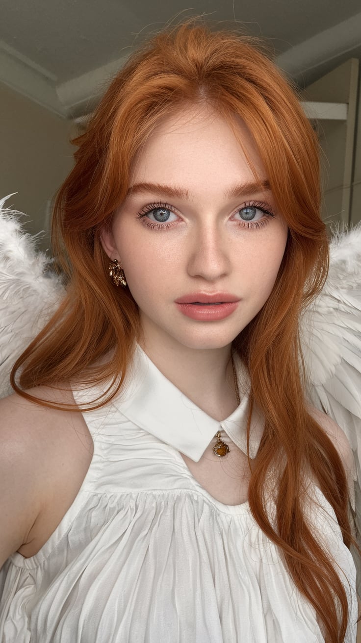 Auburn Fringe with a Retro Flair