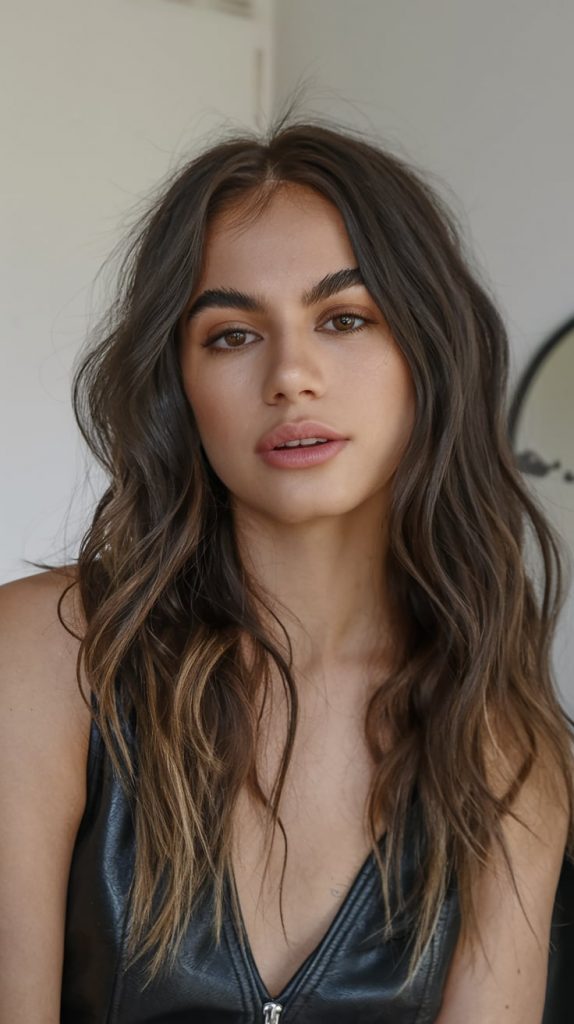 Medium Brown with Golden Highlights