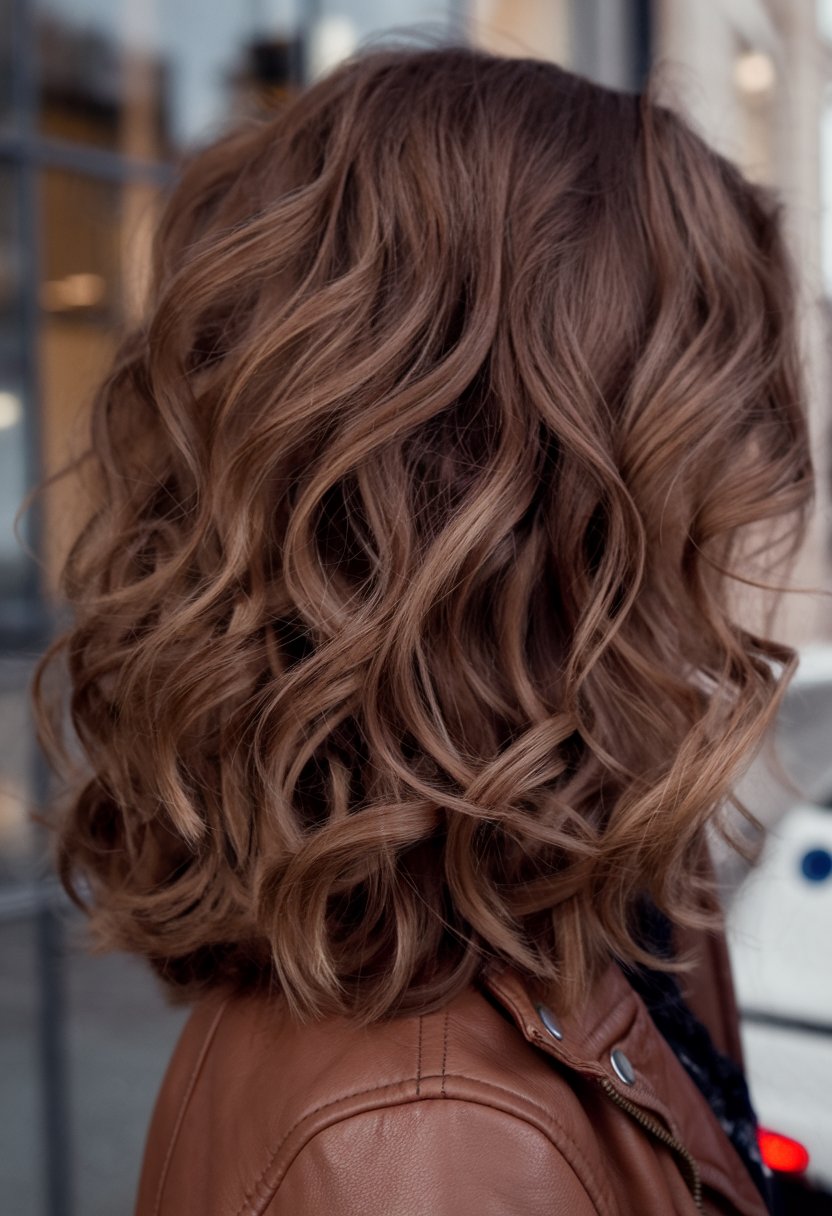 Wavy Bob with Tousled Texture