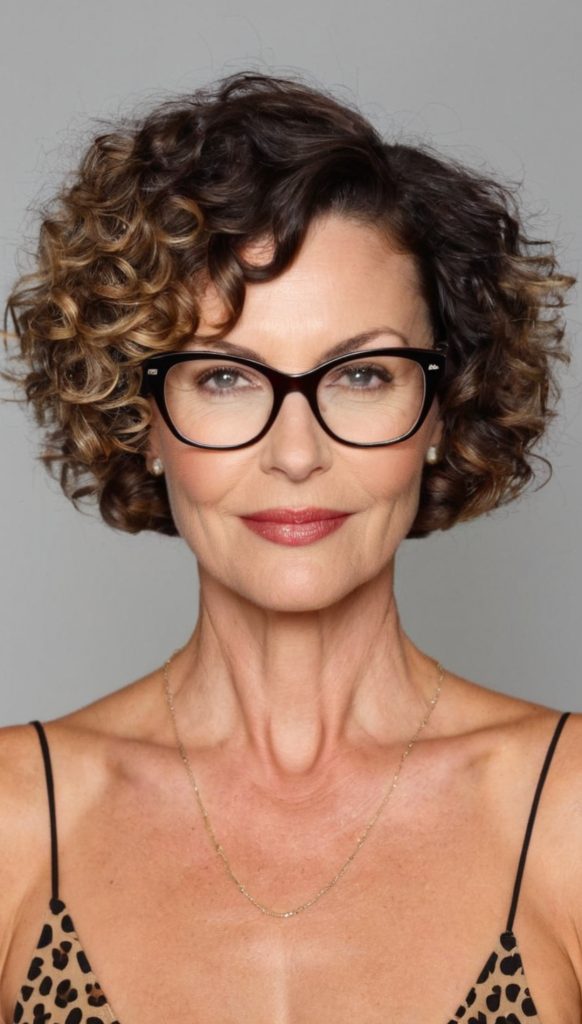 5. Curly Tapered Cut