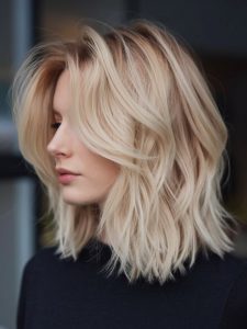 Tousled Ombre Lob