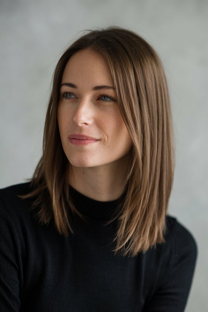 Soft Waves with Subtle Bangs