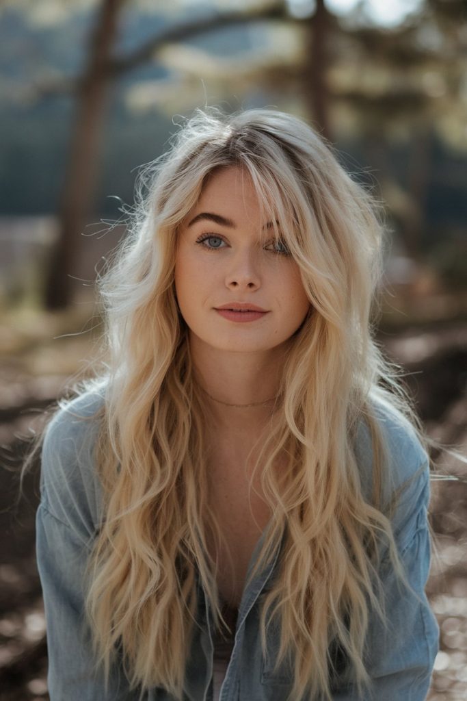 Sunlit Beach Waves with Natural Dimension