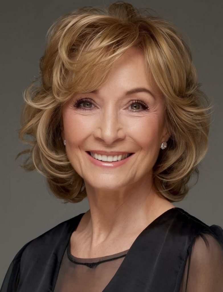 Voluminous Curly Bob