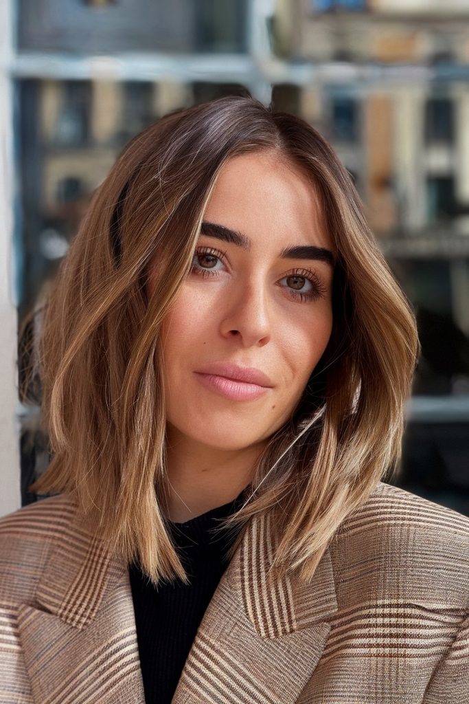 Classic Shoulder-Length Straight Cut
