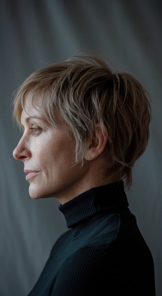 Modern Pixie with Wispy Layers