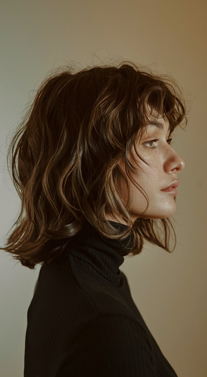 Tousled Bob with Modern Texture