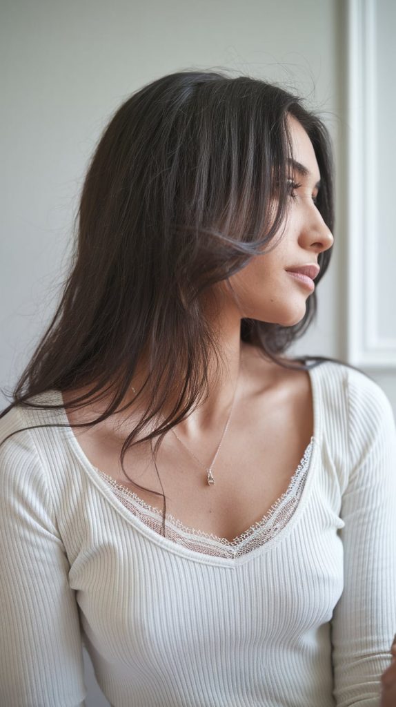 Feathered Brunette Layers