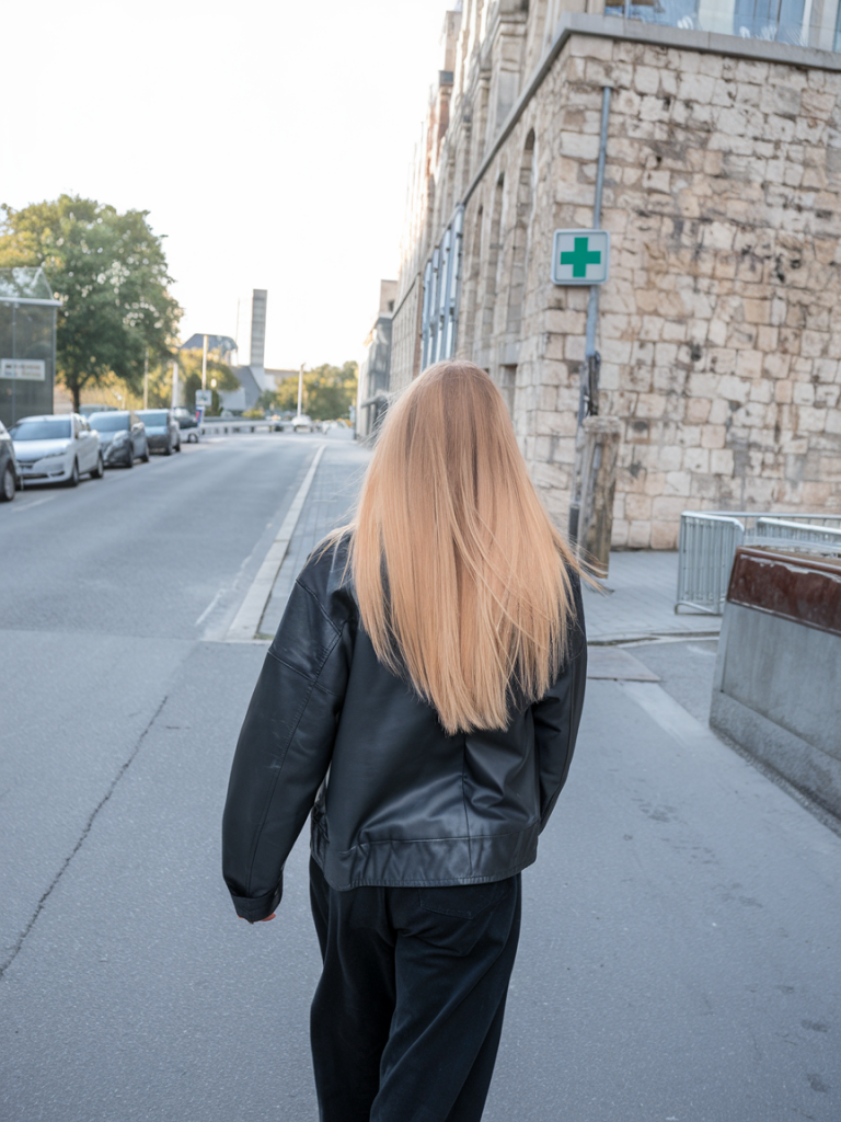 Elegant Hairstyle with Long Sleek Hair and Subtle Layers