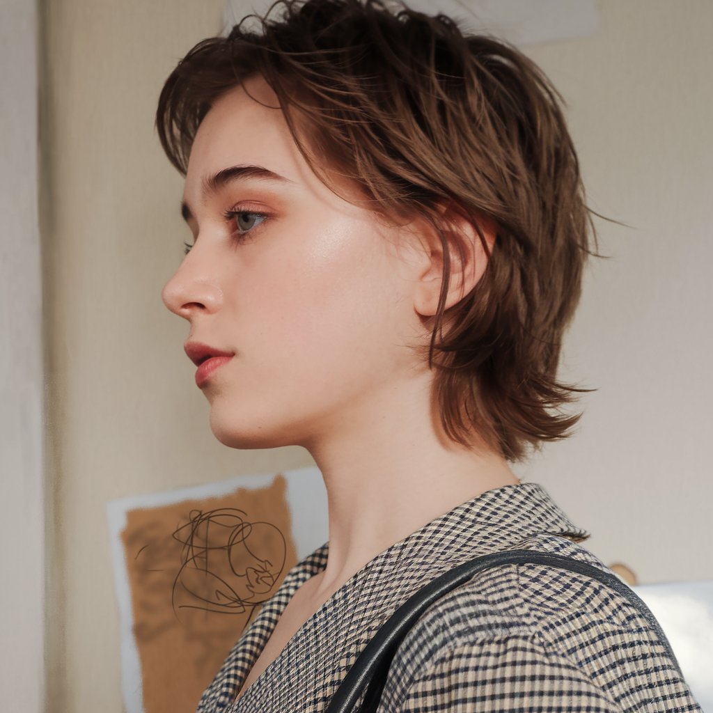 Playful Layers and Movement in Hairstyle