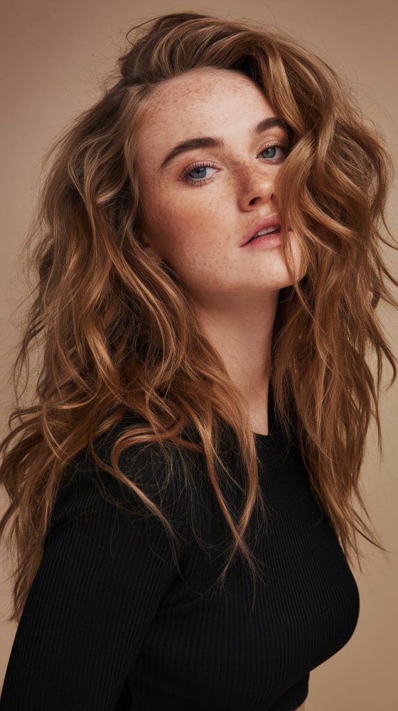 Silky Walnut Side Part