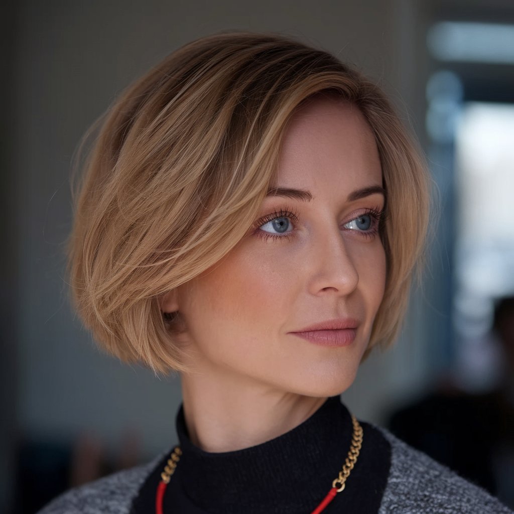 Sophisticated Bob with Subtle Layers