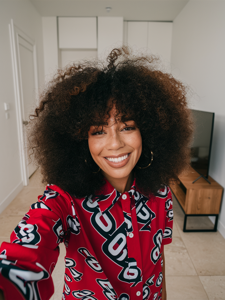 Defined Curls with Full Volume