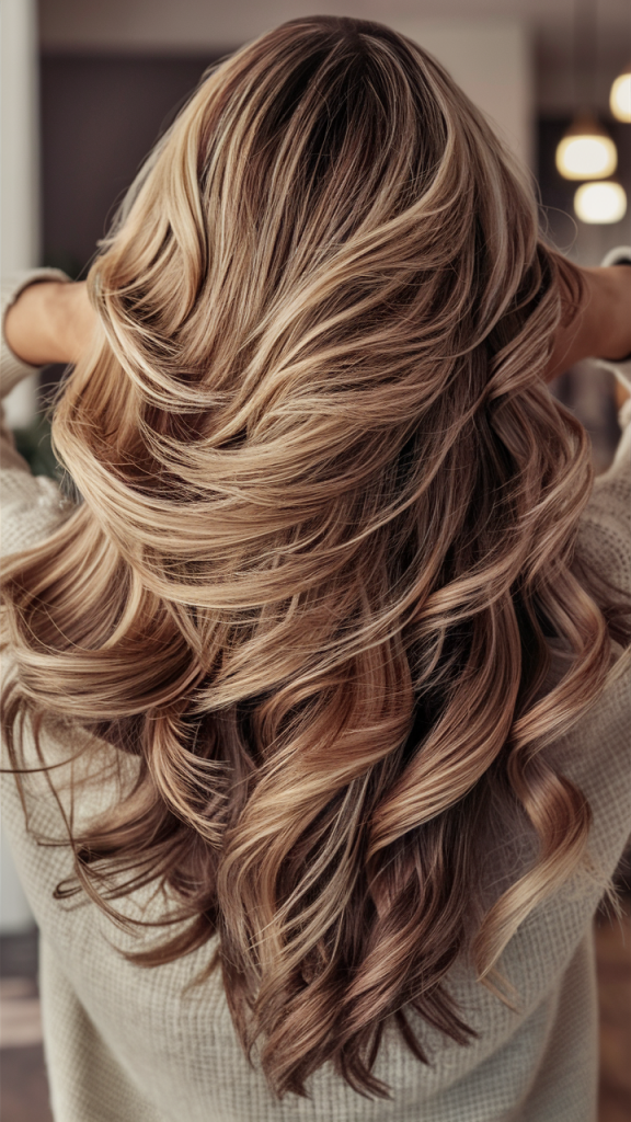 Platinum Blonde with Caramel Undertones