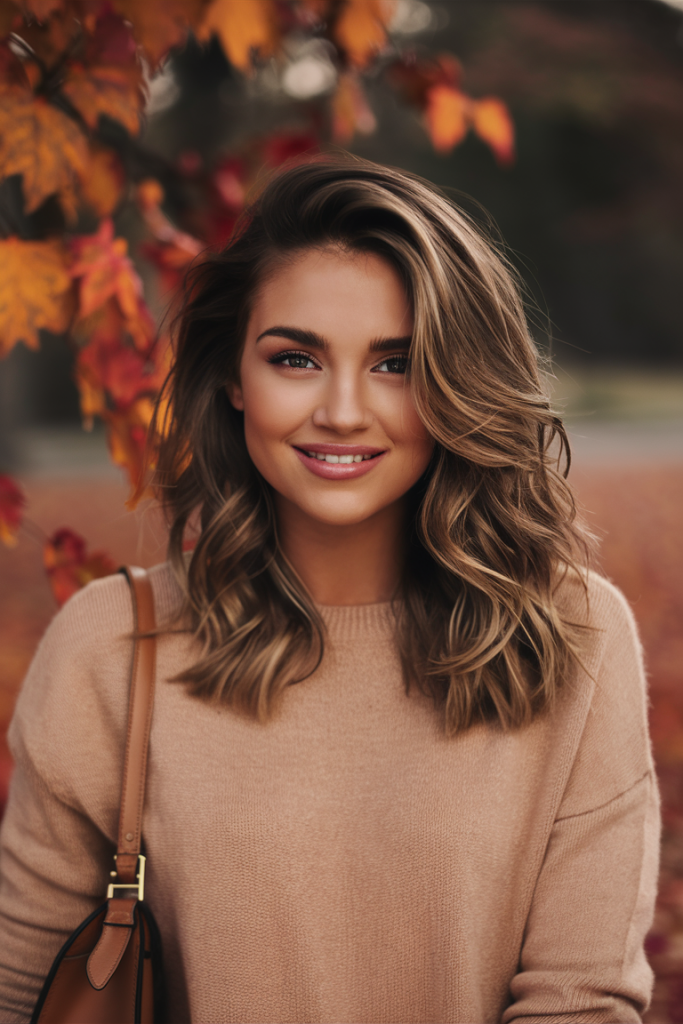 Casual and Chic Shoulder-Length Layers