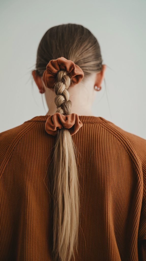 French Braided Ponytail
