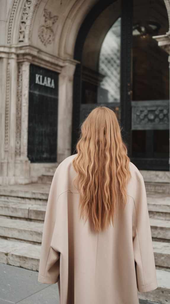 Loose Low Ponytail with Natural Waves