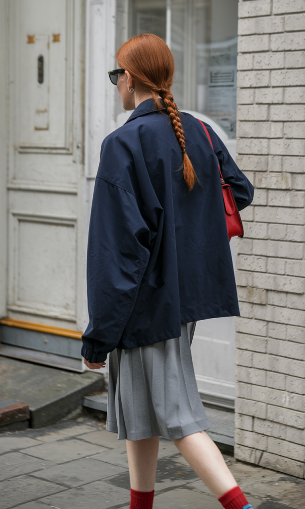 Braided Ponytail with Ribbon