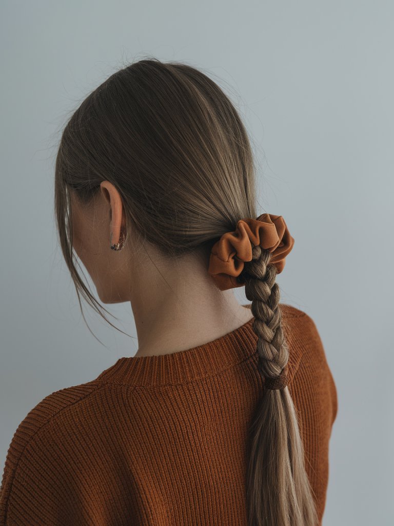 French Braided Ponytail