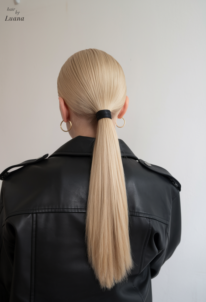Sleek Low Ponytail