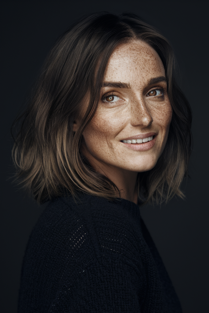 Chin-Length Bob with Soft Layers