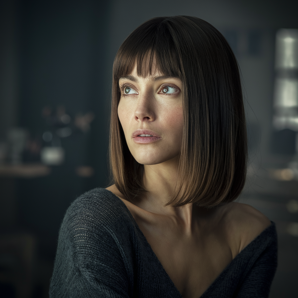 Classic Shoulder-Length Bob with a Sleek Finish